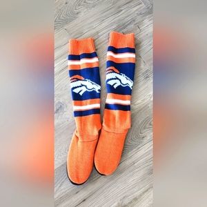 Denver Broncos slipper socks